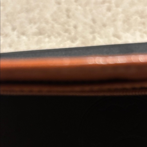 HOBO Cognac Leather Card Holder & Wallet - Picture 12 of 16